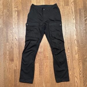 Fjallraven Abisko Hybrid Trail G-1000 Polyester Blend Cargo Hiking Pants Mens 29